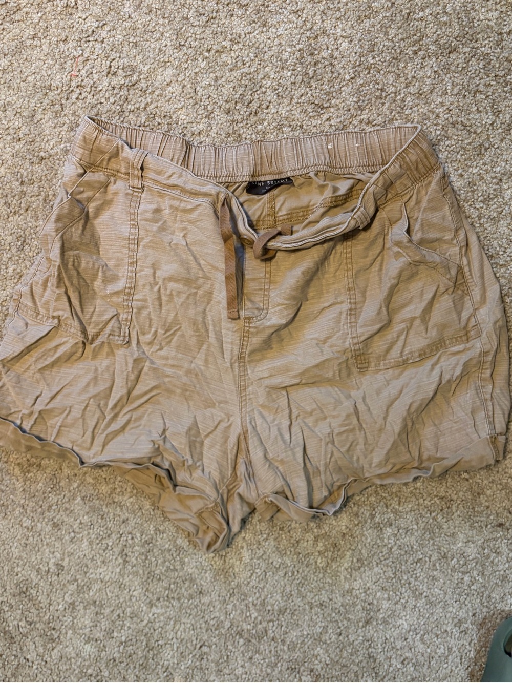 Lane Bryant Khaki Light Weight Shorts